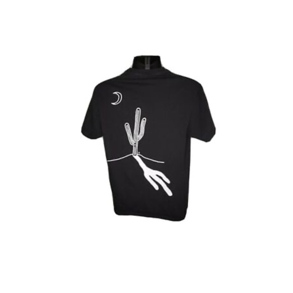 THE ORIGINAL LONE SAGUARO UNISEX BLACK T-SHIRT - Picture 1 of 7
